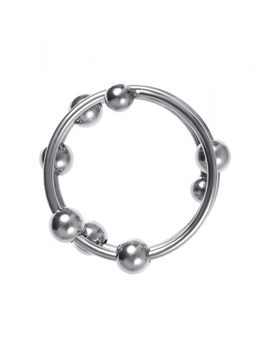 Большое металлическое кольцо под головку пениса - ToyFa - купить с доставкой в Брянске