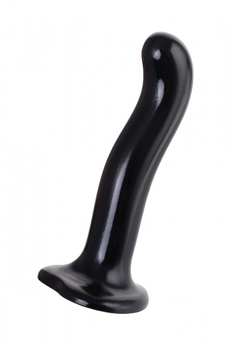 Черный стимулятор для пар P G-Spot Dildo Size M - 18 см. - Strap-on-me - в Брянске купить с доставкой