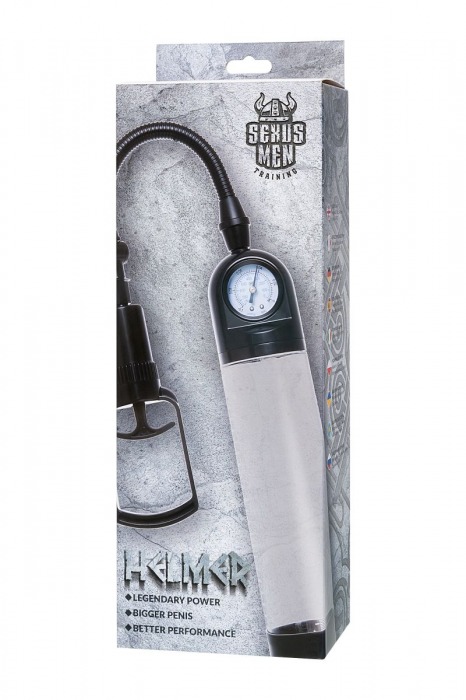 Прозрачная механическая помпа Helmer с манометром - Sexus - в Брянске купить с доставкой