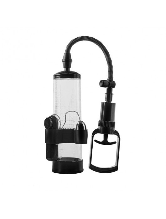 Прозрачная вакуумная помпа с вибрацией Vibrating Penis Pump - Dream Toys - в Брянске купить с доставкой