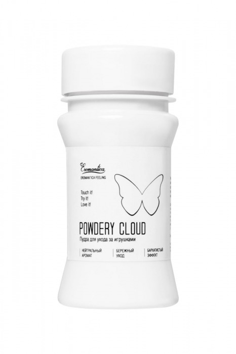 Пудра для ухода за игрушками Powdery Cloud с нейтральным ароматом - 40 гр. - Eromantica - купить с доставкой в Брянске