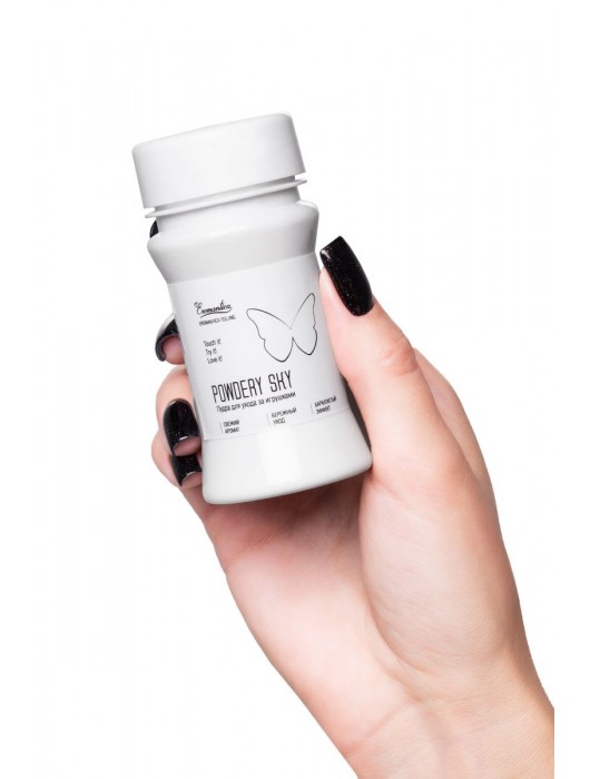 Пудра для ухода за игрушками Powdery Sky с ароматом мяты - 40 гр. - Eromantica - купить с доставкой в Брянске
