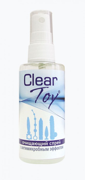 Очищающий спрей Clear Toy с антимикробным эффектом - 100 мл. - Биоритм - купить с доставкой в Брянске