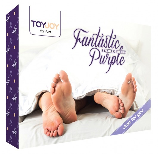 Эротический набор FANTASTIC PURPLE SEX TOY KIT - Toy Joy - купить с доставкой в Брянске