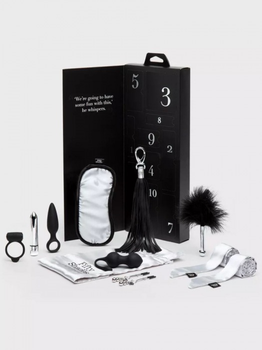 Эротический набор Pleasure Overload 10 Days of Play Gift Set - Fifty Shades of Grey - купить с доставкой в Брянске