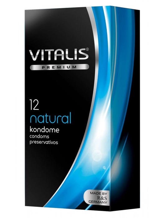 Классические презервативы VITALIS PREMIUM natural - 12 шт. - Vitalis - купить с доставкой в Брянске