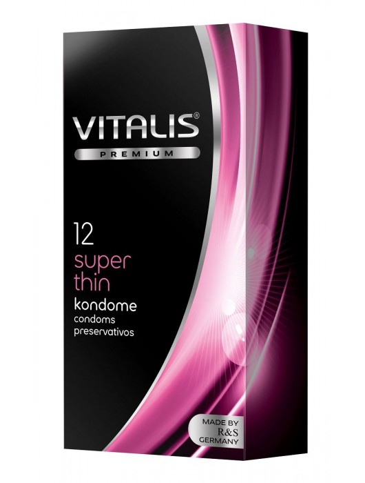 Ультратонкие презервативы VITALIS PREMIUM super thin - 12 шт. - Vitalis - купить с доставкой в Брянске