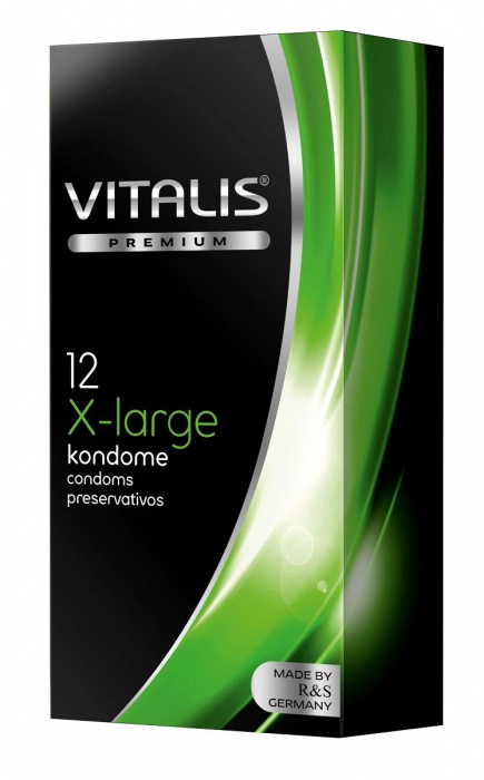 Презервативы увеличенного размера VITALIS PREMIUM x-large - 12 шт. - Vitalis - купить с доставкой в Брянске