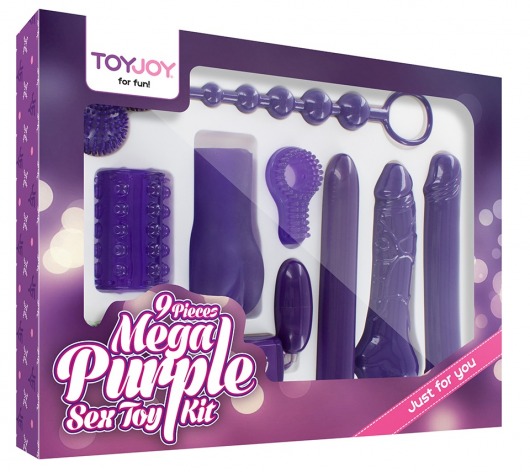 Эротический набор Toy Joy Mega Purple - Toy Joy - купить с доставкой в Брянске