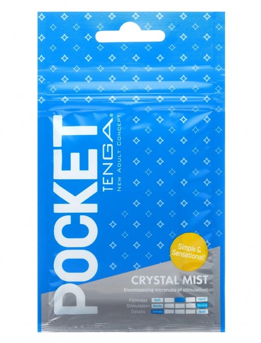 Карманный мастурбатор Crystal Mist - Tenga - в Брянске купить с доставкой