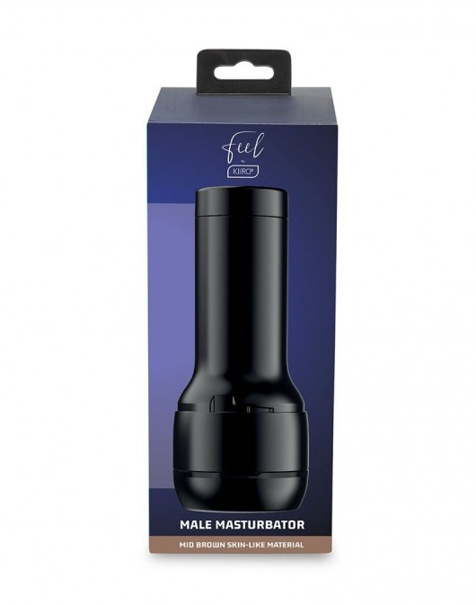 Коричневый мастурбатор-вагина Feel Stroker - Kiiroo - в Брянске купить с доставкой