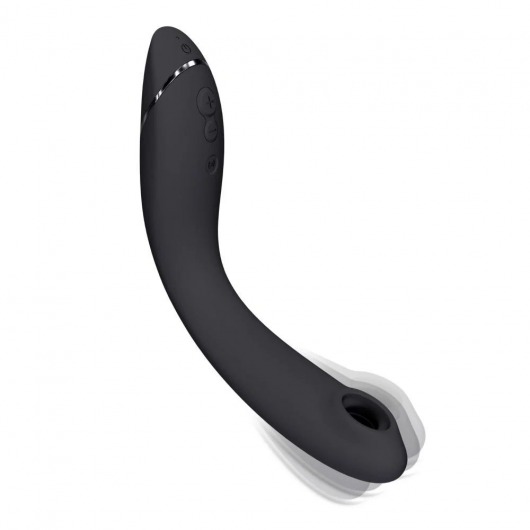 Темно-серый стимулятор G-точки Womanizer OG c технологией Pleasure Air и вибрацией - 17,7 см. - Womanizer купить в Брянске с доставкой в Orgasmix.ru Темно-серый стимулятор G-точки Womanizer OG c технологией Pleasure Air и вибрацией - 17,7 см. - Womanizer