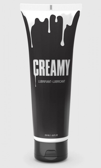 Смазка на водной основе Creamy с консистенцией спермы - 250 мл. - Strap-on-me - купить с доставкой в Брянске