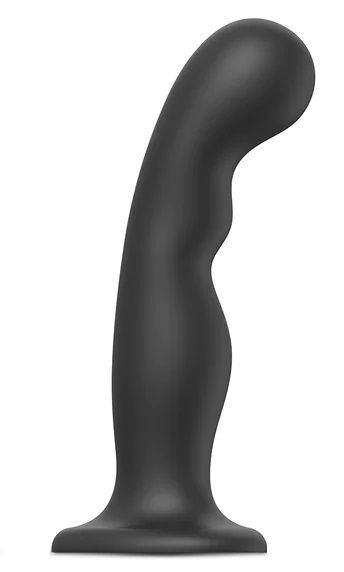 Черная насадка Strap-On-Me Dildo Plug P G size XXL - Strap-on-me - купить с доставкой в Брянске