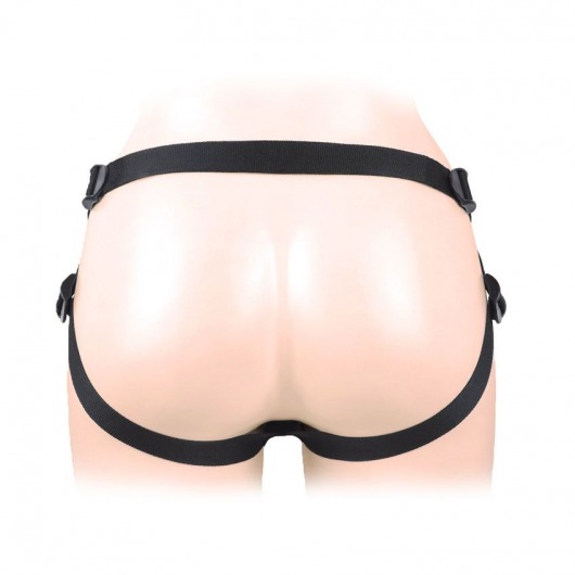 Черные трусики в комплекте с коннектором и насадкой - Notabu - купить с доставкой в Брянске