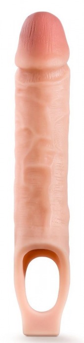 Телесная насадка на пенис 10 Inch Cock Sheath Extender - 25 см. - Blush Novelties - в Брянске купить с доставкой