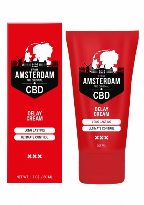 Крем-пролонгатор CBD from Amsterdam Delay Cream - 50 мл. - Shots Media BV - купить с доставкой в Брянске