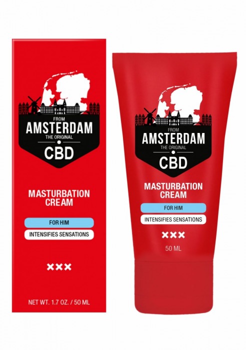 Крем для мастурбации для мужчин CBD from Amsterdam Masturbation Cream For Him - 50 мл. - Shots Media BV - купить с доставкой в Брянске