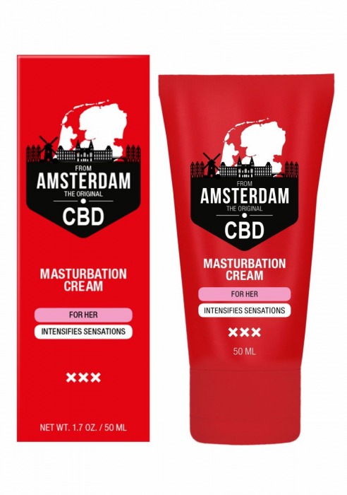 Крем для мастурбации для женщин CBD from Amsterdam Masturbation Cream For Her - 50 мл. - Shots Media BV - купить с доставкой в Брянске