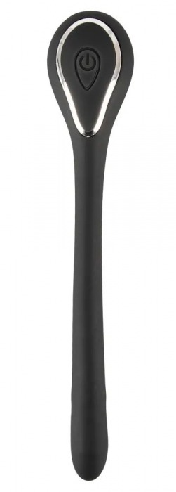 Черный гибкий уретральный стимулятор с вибрацией Vibrating Bendable Dilator - 13,5 см. - Orion - купить с доставкой в Брянске