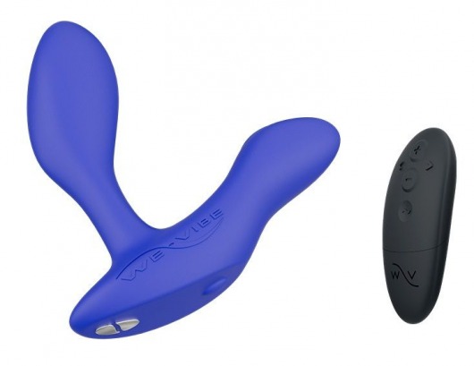 Синий анальный вибратор We-Vibe Vector+ - We-vibe - в Брянске купить с доставкой