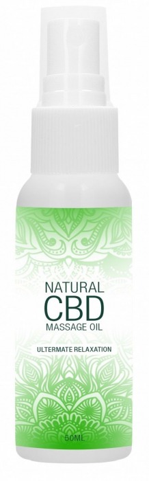 Массажное масло Natural CBD Massage Oil - 50 мл. - Shots Media BV - купить с доставкой в Брянске