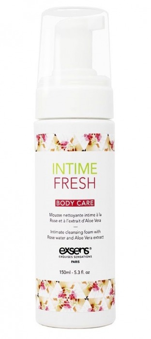 Органическая интимная очищающая пенка Intime Fresh - 150 мл. - Exsens - купить с доставкой в Брянске Органическая интимная очищающая пенка Intime Fresh - 150 мл. - Exsens - купить с доставкой в Брянске