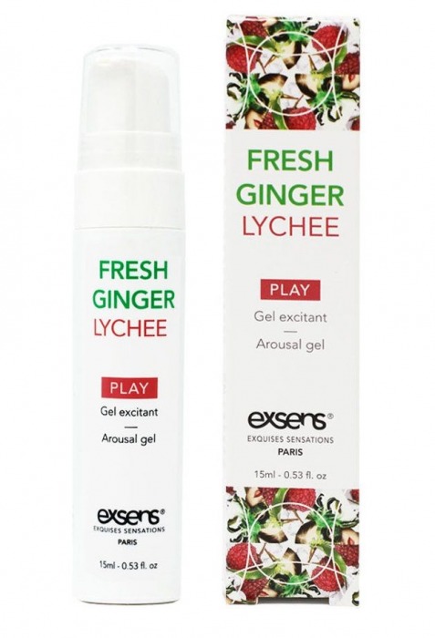 Возбуждающий гель Fresh Ginger Lychee Arousal Gel - 15 мл. - Exsens - купить с доставкой в Брянске