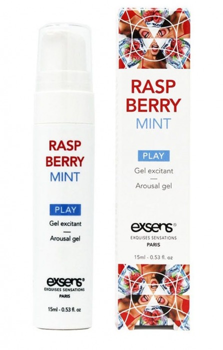Возбуждающий гель Raspberry Mint с ароматом малины и мяты - 15 мл. - Exsens - купить с доставкой в Брянске