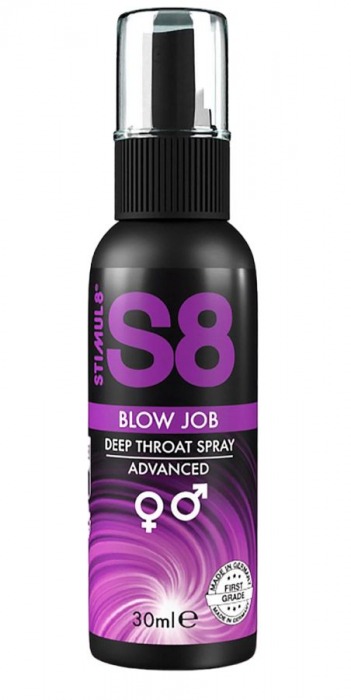 Лубрикант для орального секса S8 Deep Throat Spray - 30 мл. - Stimul8 - купить с доставкой в Брянске