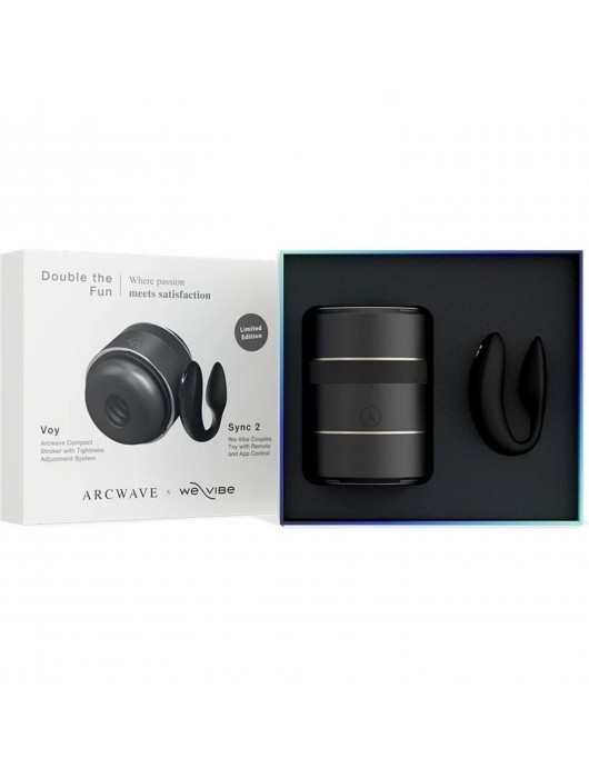 Набор для пар Double the Fun: мастурбатор ARCwave Voy и вибратор We-Vibe Sync 2 - Arcwave