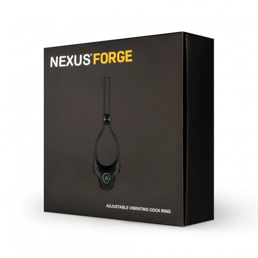 Черное эрекционное лассо с вибрацией Nexus Forge - Nexus Range - в Брянске купить с доставкой