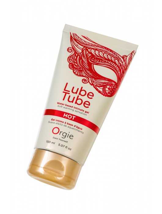Интимный гель на водной основе Lube Tube Hot с разогревающим эффектом - 150 мл. - ORGIE - купить с доставкой в Брянске