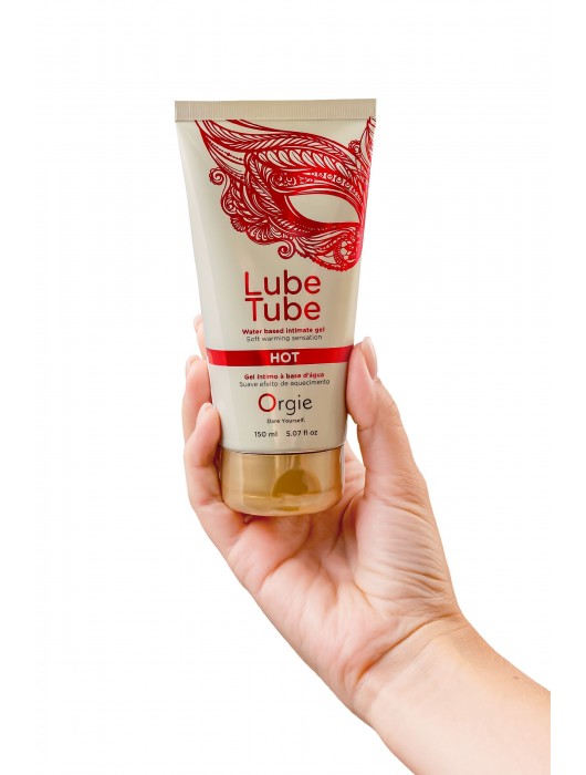 Интимный гель на водной основе Lube Tube Hot с разогревающим эффектом - 150 мл. - ORGIE - купить с доставкой в Брянске