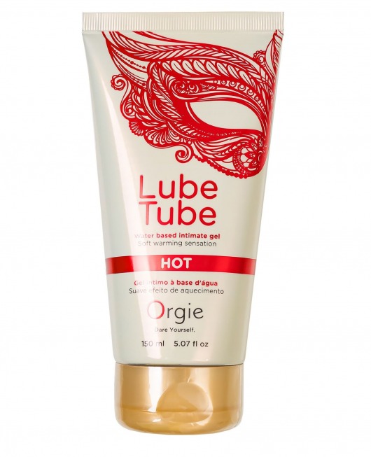 Интимный гель на водной основе Lube Tube Hot с разогревающим эффектом - 150 мл. - ORGIE - купить с доставкой в Брянске