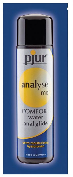 Анальный лубрикант pjur ANALYSE ME Comfort Water Anal Glide - 2 мл. - Pjur - купить с доставкой в Брянске