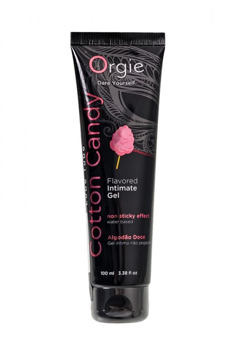 Интимный гель на водной осное Lube Tube Cotton Candy со вкусом сахарной ваты - 100 мл. - ORGIE - купить с доставкой в Брянске