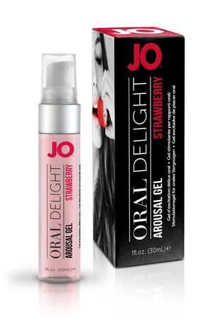 Клубничный лубрикант для оральных ласк Oral Delight Strawberry Sensation - 30 мл. - System JO - купить с доставкой в Брянске