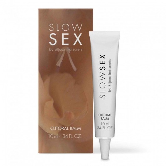 Бальзам для клитора Slow Sex Clitoral Balm - 10 мл. - Bijoux Indiscrets - купить с доставкой в Брянске