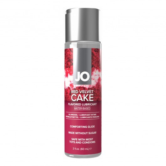 Лубрикант на водной основе JO H2O Red Velvet Cake Flavored Lubricant - 60 мл. - System JO - купить с доставкой в Брянске