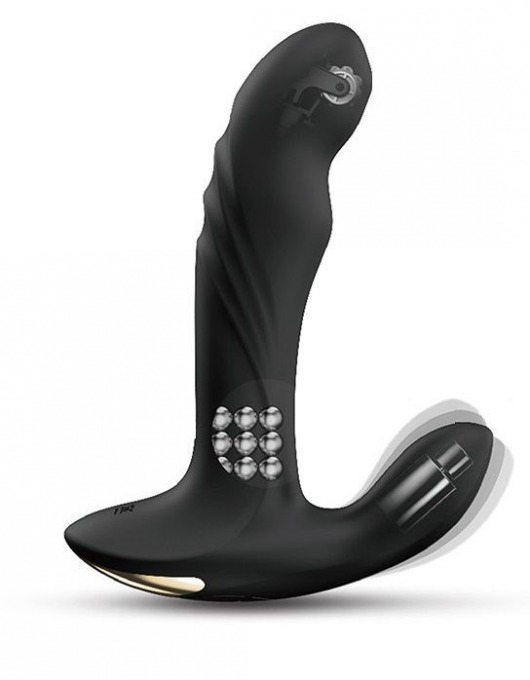 Черный вибромассажер простаты Multi P-Joy с 3 моторами - Dorcel - в Брянске купить с доставкой