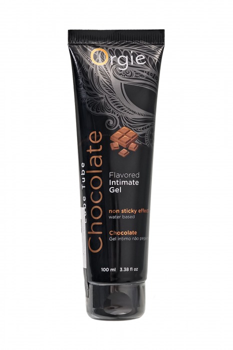 Интимный гель на водной основе Lube Tube Chocolate с шоколадным вкусом - 100 мл. - ORGIE - купить с доставкой в Брянске