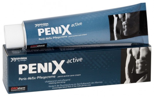 Возбуждающий крем для мужчин PeniX active - 75 мл. - Joy Division - купить с доставкой в Брянске