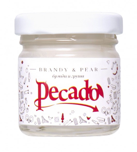 Массажная свеча Brandy   Pear - 35 мл. - Pecado - купить с доставкой в Брянске