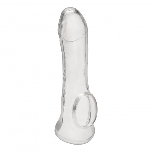 Прозрачная насадка на пенис Transparent Penis Enhancing Sleeve Extension - 15,9 см. - BlueLine - в Брянске купить с доставкой