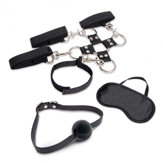 Набор для фиксации из 7 предметов Hogtie   Ball Gag Kit - Lux Fetish - купить с доставкой в Брянске