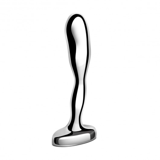 Стальной стимулятор простаты Stainless Steel Prostate Plug - 11,5 см. - b-Vibe - в Брянске купить с доставкой