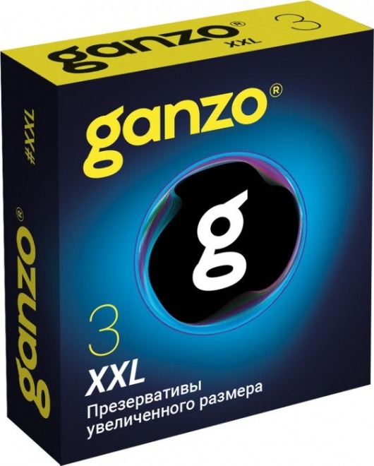 Презервативы увеличенного размера Ganzo XXL - 3 шт. - Ganzo - купить с доставкой в Брянске