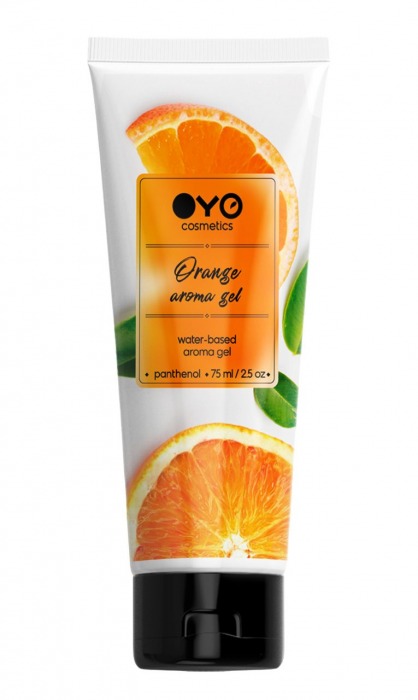 Лубрикант на водной основе OYO Aroma Gel Orange с ароматом апельсина - 75 мл. - OYO - купить с доставкой в Брянске