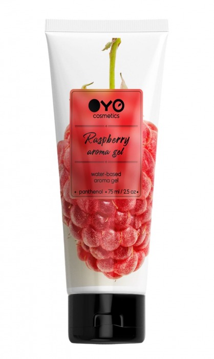 Лубрикант на водной основе OYO Aroma Gel Raspberry с ароматом малины - 75 мл. - OYO - купить с доставкой в Брянске